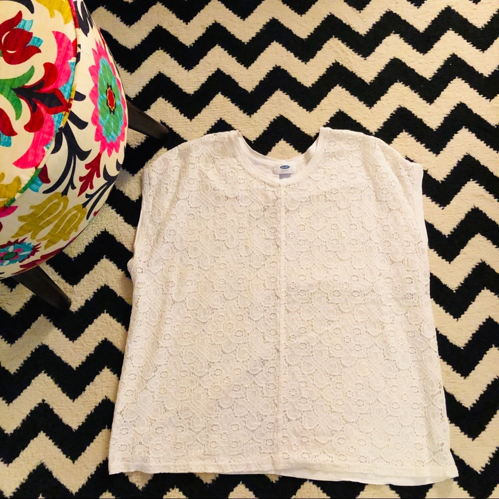 Cream Old Navy Top